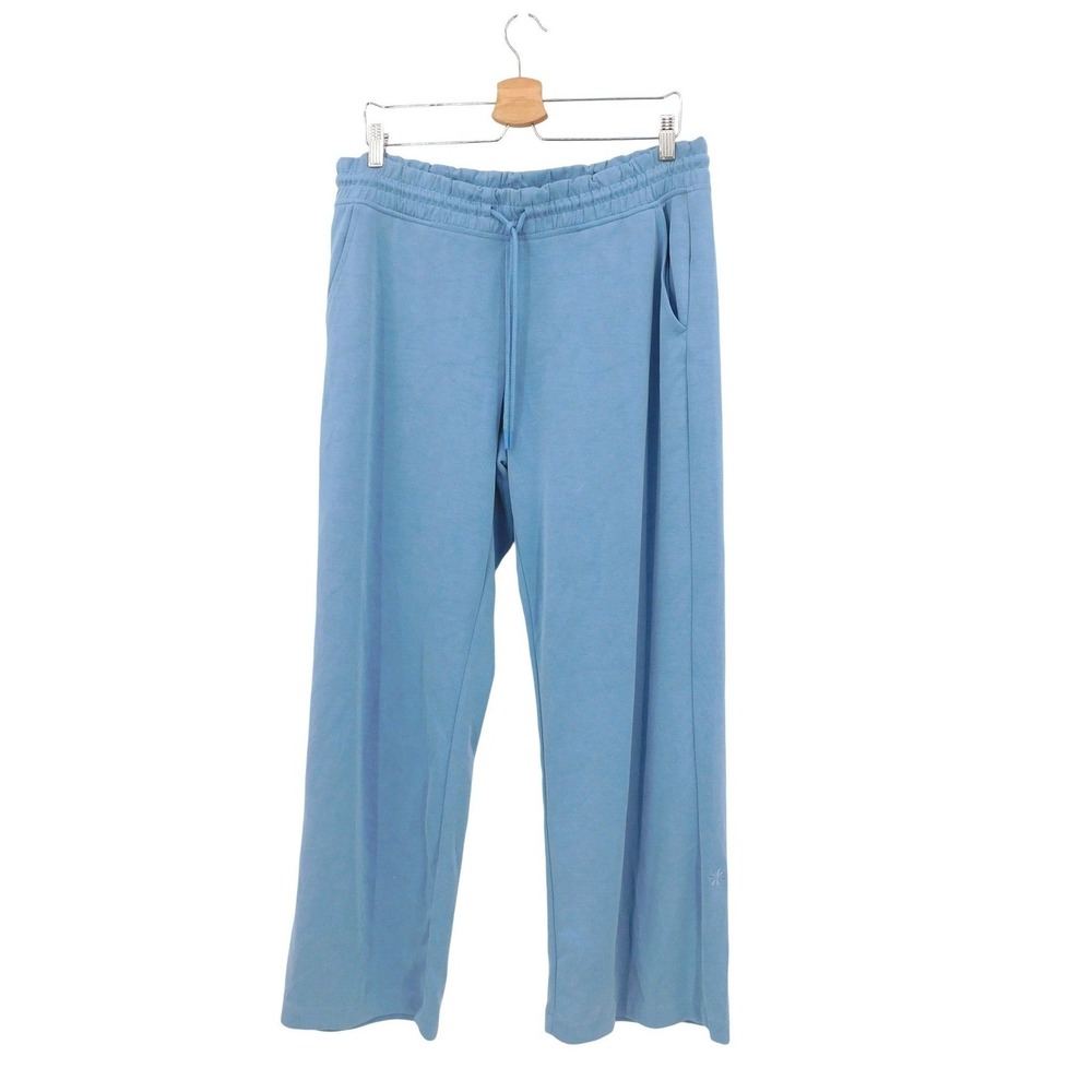 Athleta Seasoft Mid‎ Rise Straight Pant Blue Lounge Pants Size LP